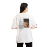 The Castle Unisex Oversized SS T-Shirt - Off White