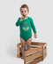 Green baby bodysuit – شقلباظ by NAS Trends