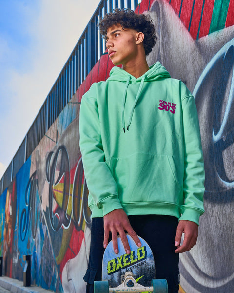 Mint green unisex oversized hoodie – 90'S by NAS Trends