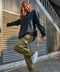 Dark olive unisex cargo pants – Basic by NAS Trends
