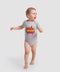 Grey baby bodysuit – منشكح by NAS Trends