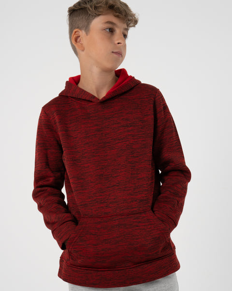 Dark red kids' hoodie – Basic by NAS Trends