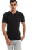 Black unisex round neck T-shirt – Basic by NAS Trends