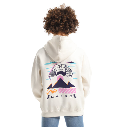 Off white kids' oversized hoodie – Abo el hol by NAS Trends