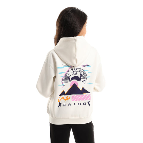 Off white kids' oversized hoodie – Abo el hol by NAS Trends