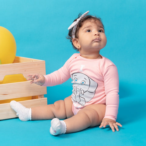 Peach melba baby bodysuit – I Feel Great by NAS Trends